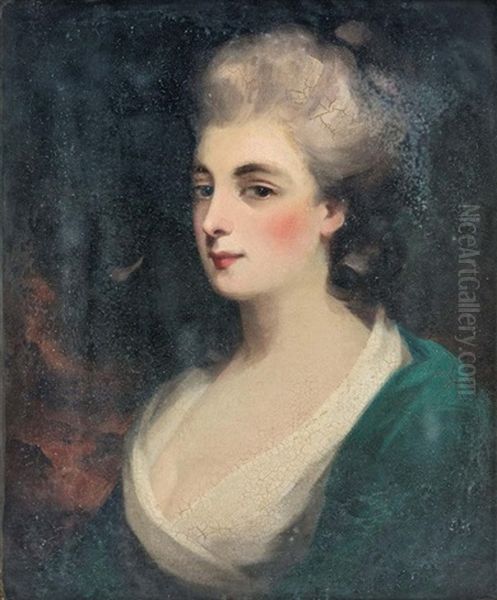 Portrait De Femme by John James Masquerier