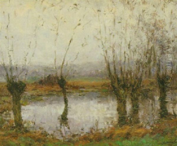 Lapouge Der Seine Et Marne, Automne by Jean Eugene Julien Masse