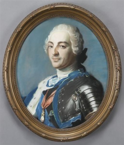 M. Le Marechale Prince De Conde Oil Painting by Jean-Baptiste Masse