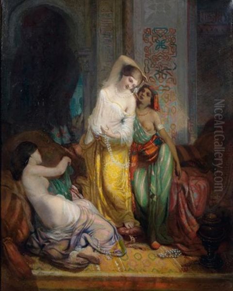 Le Harem Oil Painting by Charles Antoine Augustin Massenot