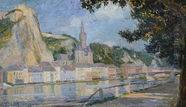 Vue De Dinant Oil Painting by Edouard Masson