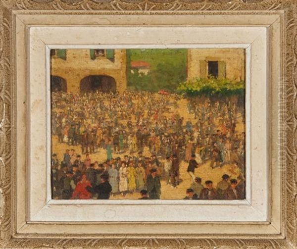 Coin De Fete A Sare Oil Painting by Georges Masson