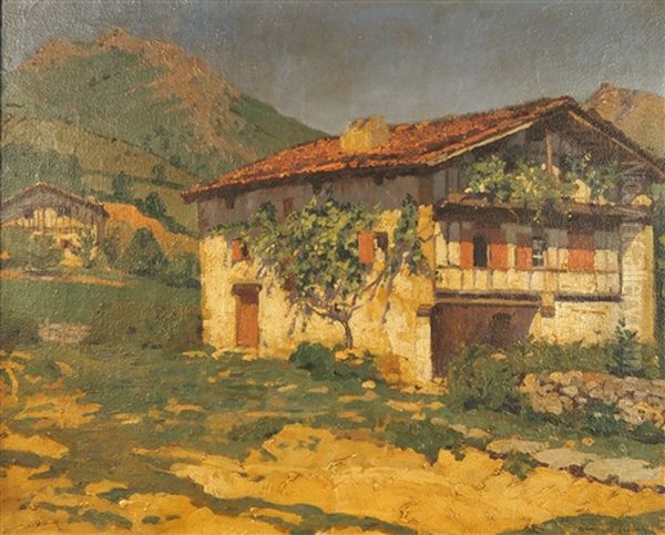 Maison Basque Oil Painting by Georges Masson