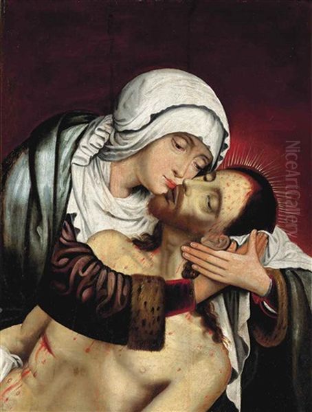 The Lamentation Oil Painting by Quentin Massys the Elder