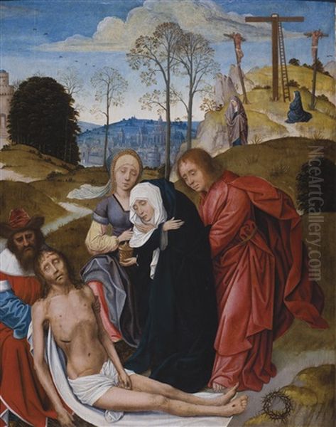 The Lamentation Oil Painting by Quentin Massys the Elder