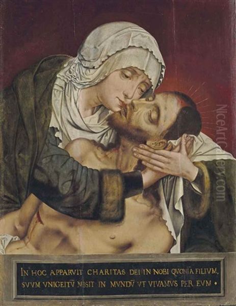 Pieta Oil Painting by Quentin Massys the Elder