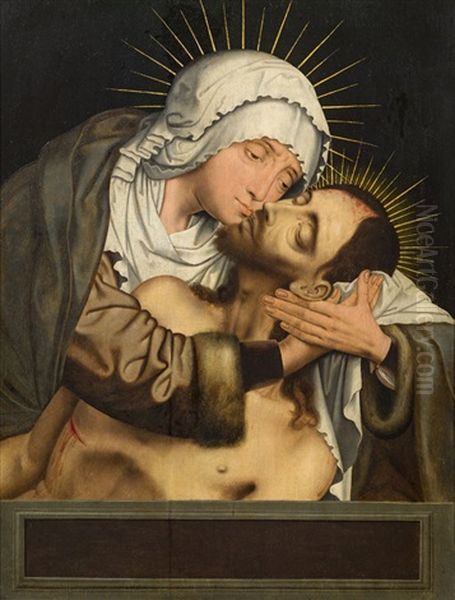 Pieta Oil Painting by Quentin Massys the Elder