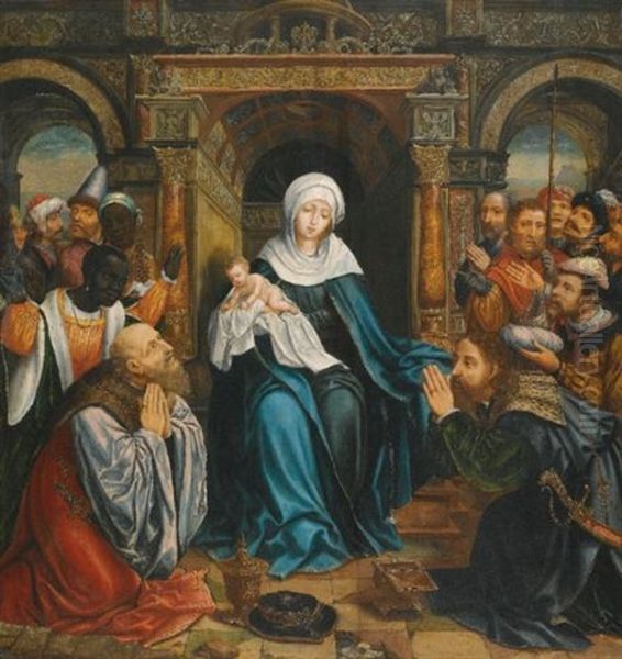 The Adoration Of The Magi by Quentin Massys the Elder