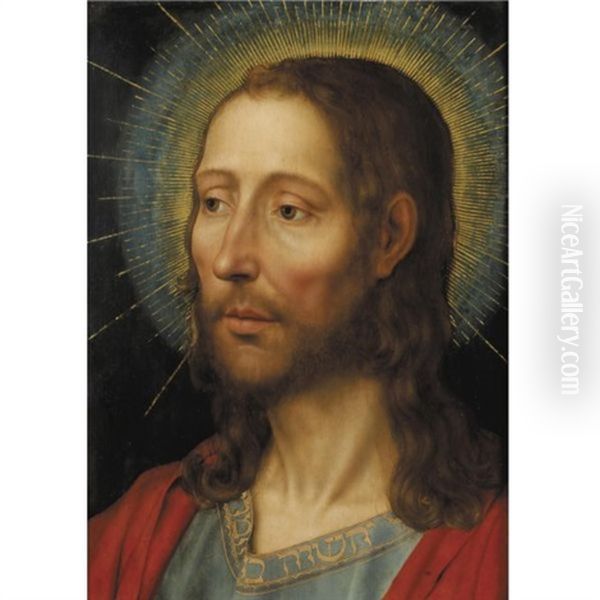 Christ Oil Painting by Quentin Massys the Elder