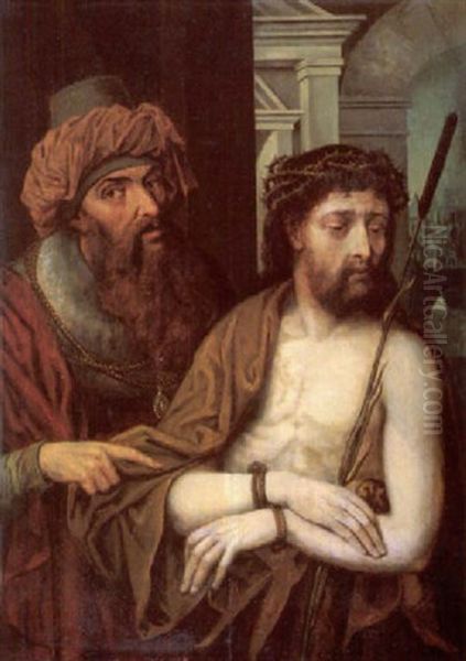 Ecce Homo Oil Painting by Quentin Massys the Elder