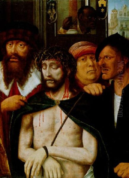 Ecce Homo Oil Painting by Quentin Massys the Elder