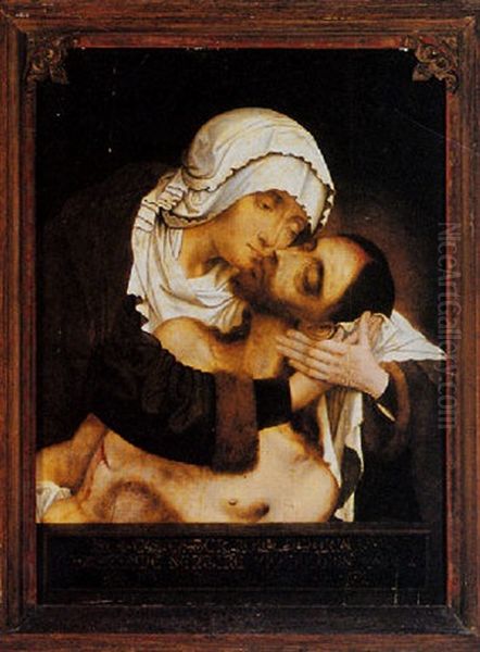 The Pieta Oil Painting by Quentin Massys the Elder