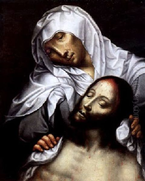 Pieta Oil Painting by Quentin Massys the Elder