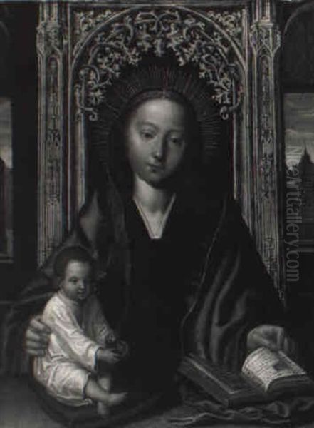 Madonna And Child Oil Painting by Quentin Massys the Elder