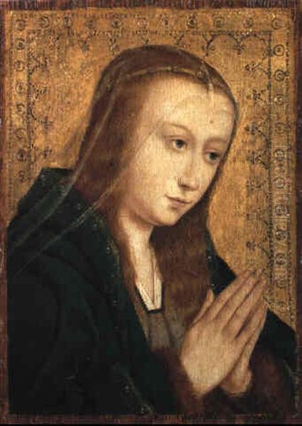 The Madonna At Prayer Oil Painting by Quentin Massys the Elder