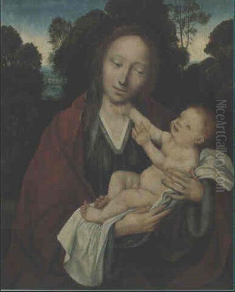 La Vierge Et L'enfant Oil Painting by Quentin Massys the Elder