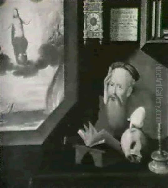 Saint Jerome Oil Painting by Quentin Massys the Elder