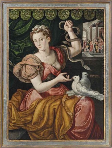 An Allegory Of Human Virtue Oil Painting by Jan Massys