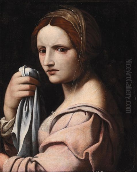 Mary Magdalene Oil Painting by  Master of Ercole and Girolamo Visconti