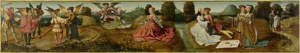 Allegorie Der Liebe Oil Painting by  Master of Frankfurt