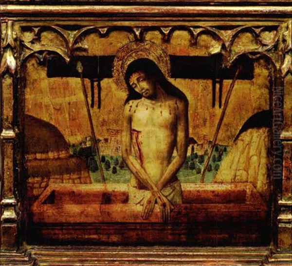 Christ Au Tombeau Oil Painting by  Perea Master