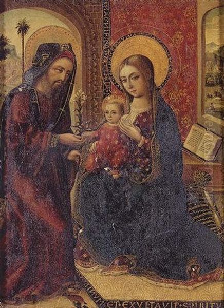 Holy Family Oil Painting by  Perea Master