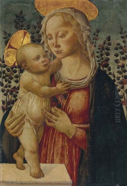 The Madonna And Child Oil Painting by  Master of San Miniato