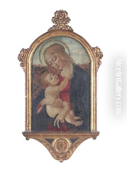 The Madonna And Child Oil Painting by  Master of San Miniato