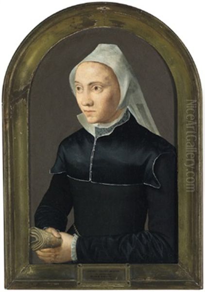 Bildnis Einer Jungen Frau Oil Painting by  Master of the 1540s