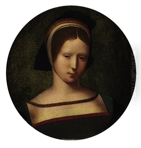 Portrait Of A Woman Oil Painting by  Master of the Female Half Lengths