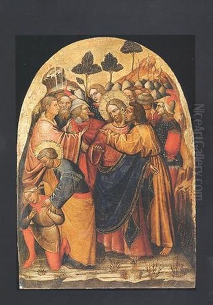 La Cattura Di Cristo Oil Painting by  Master of the Giovanelli Madonna