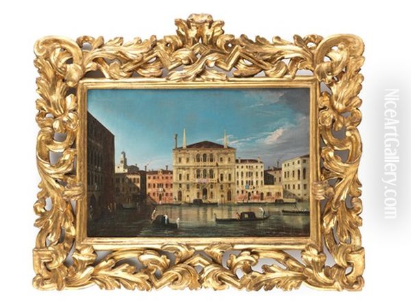 The Grand Canal With The Palazzo Balbi Seen From The East Oil Painting by  Master of the Langmatt Foundation Views