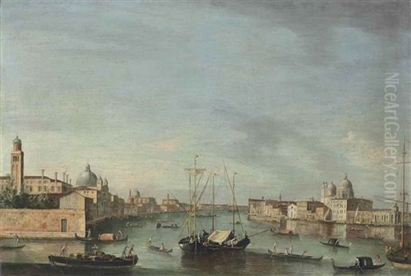 The Giudecca, Venice, With The Zattere And The Redentore Oil Painting by  Master of the Langmatt Foundation Views