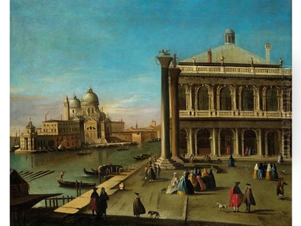 Ansicht Von Venedig Oil Painting by  Master of the Langmatt Foundation Views