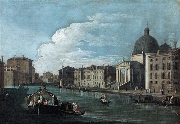 Vue De Venise Oil Painting by  Master of the Langmatt Foundation Views