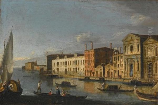 Venice, The Santo Spirito And The Zattere Oil Painting by  Master of the Langmatt Foundation Views