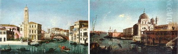 Vue De Venise Oil Painting by  Master of the Langmatt Foundation Views