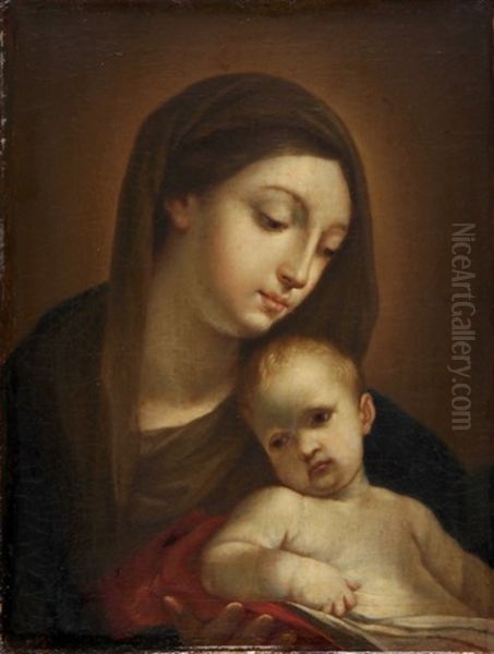 Madonna Mit Kind Oil Painting by Agostino Masucci