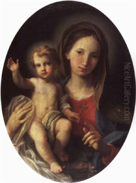 The Madonna And Child Oil Painting by Agostino Masucci