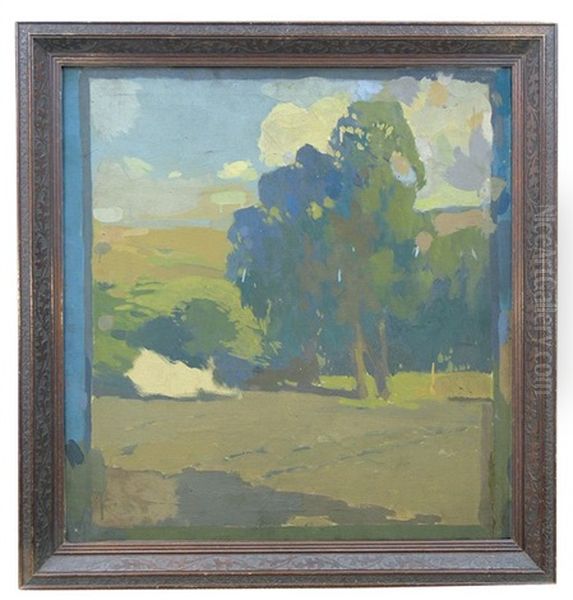 The Soil Oil Painting by Arthur Frank Mathews