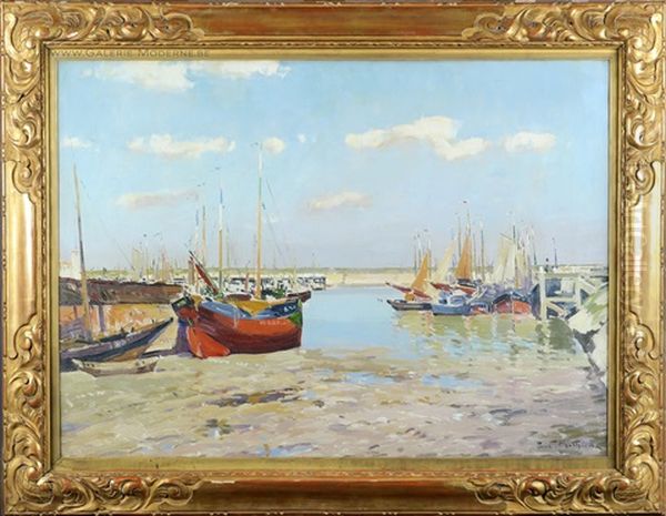 Port De Peche Oil Painting by Paul Mathieu