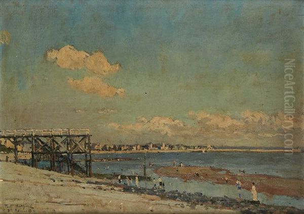 Vue De Sainte Adresse En 1915 Oil Painting by Paul Mathieu