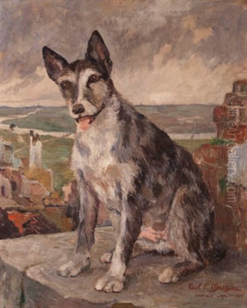 Tommy / Bouvier De France 1914 - 1918 Oil Painting by Paul Mathieu