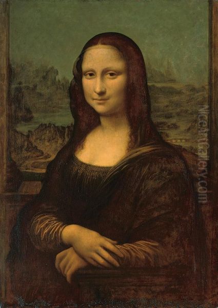 The Mona Lisa, Or La Gioconda Oil Painting by Louis Beroud