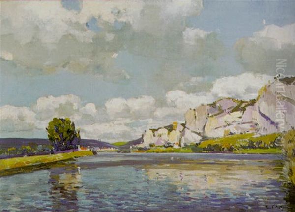 Riviergezicht Oil Painting by Paul Mathieu