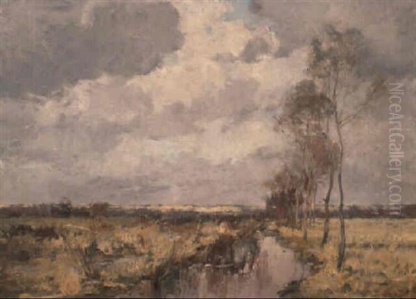 Landschaft Im Kempenland Oil Painting by Paul Mathieu