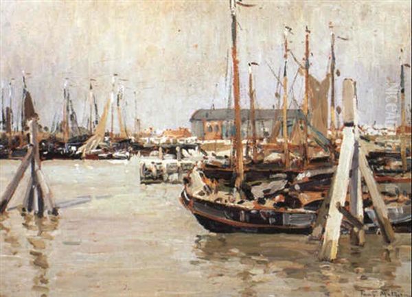 De Haven Oil Painting by Paul Mathieu