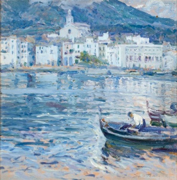 Cadaques Oil Painting by Segundo Matilla Marina