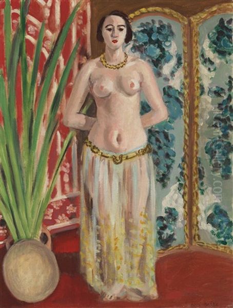 Odalisque, Mains Dans Le Dos Oil Painting by Henri Matisse