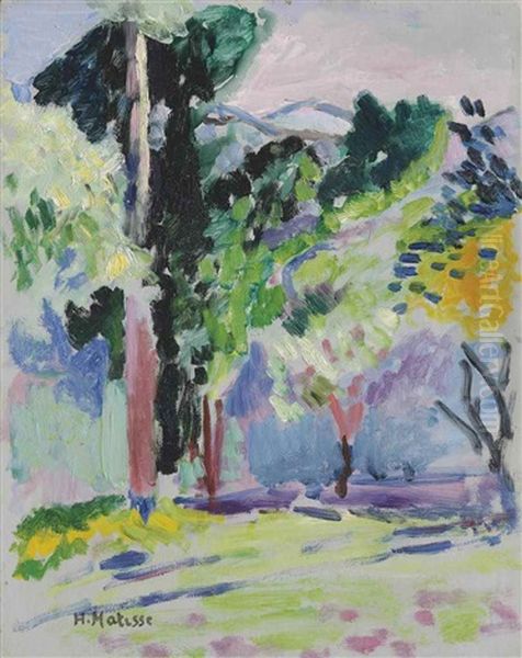 Paysage A Collioure Oil Painting by Henri Matisse